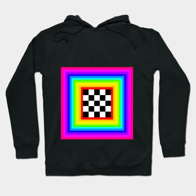 Rainbow color box Hoodie by YanYun Design